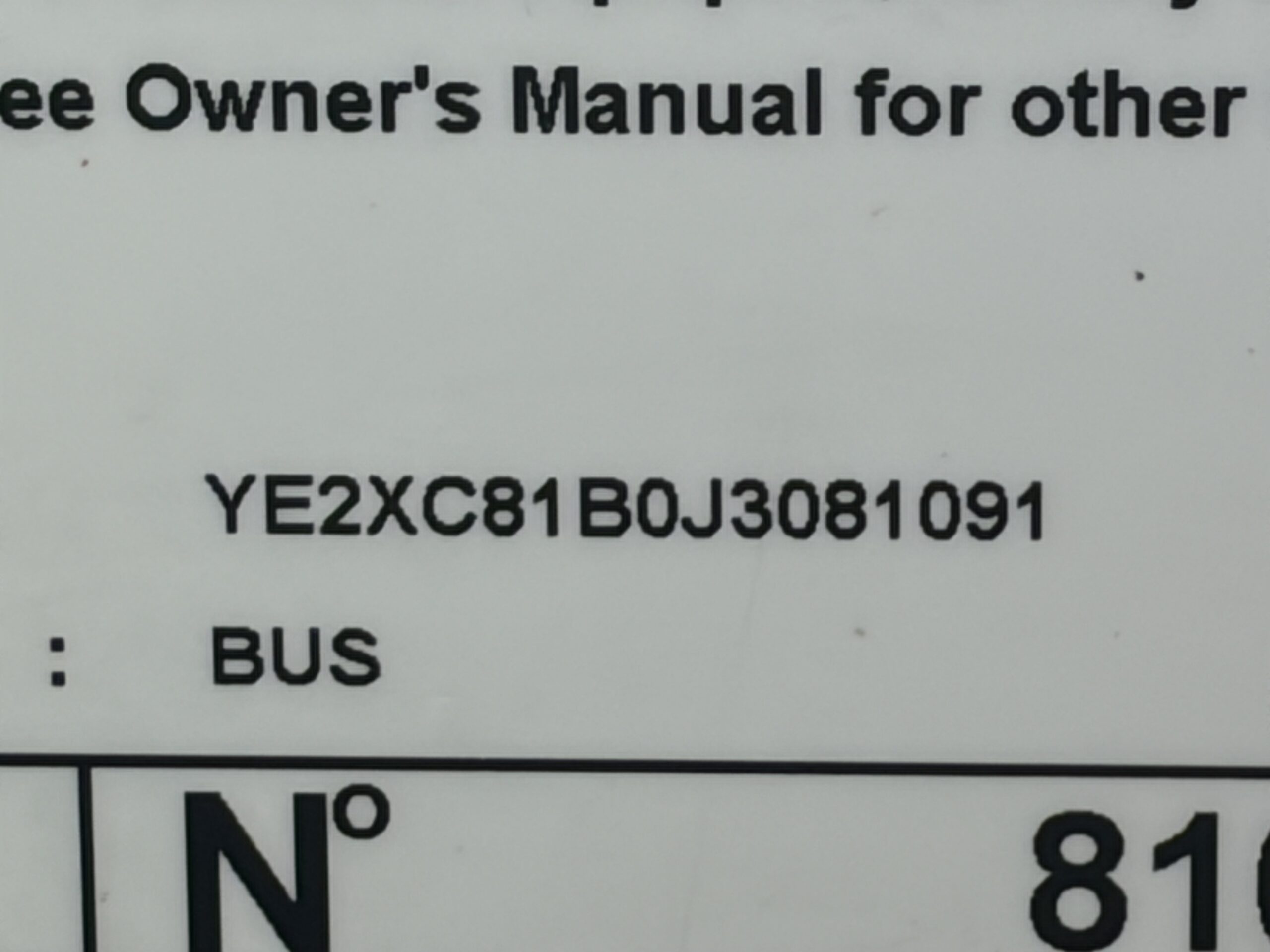 UV81091 bus image